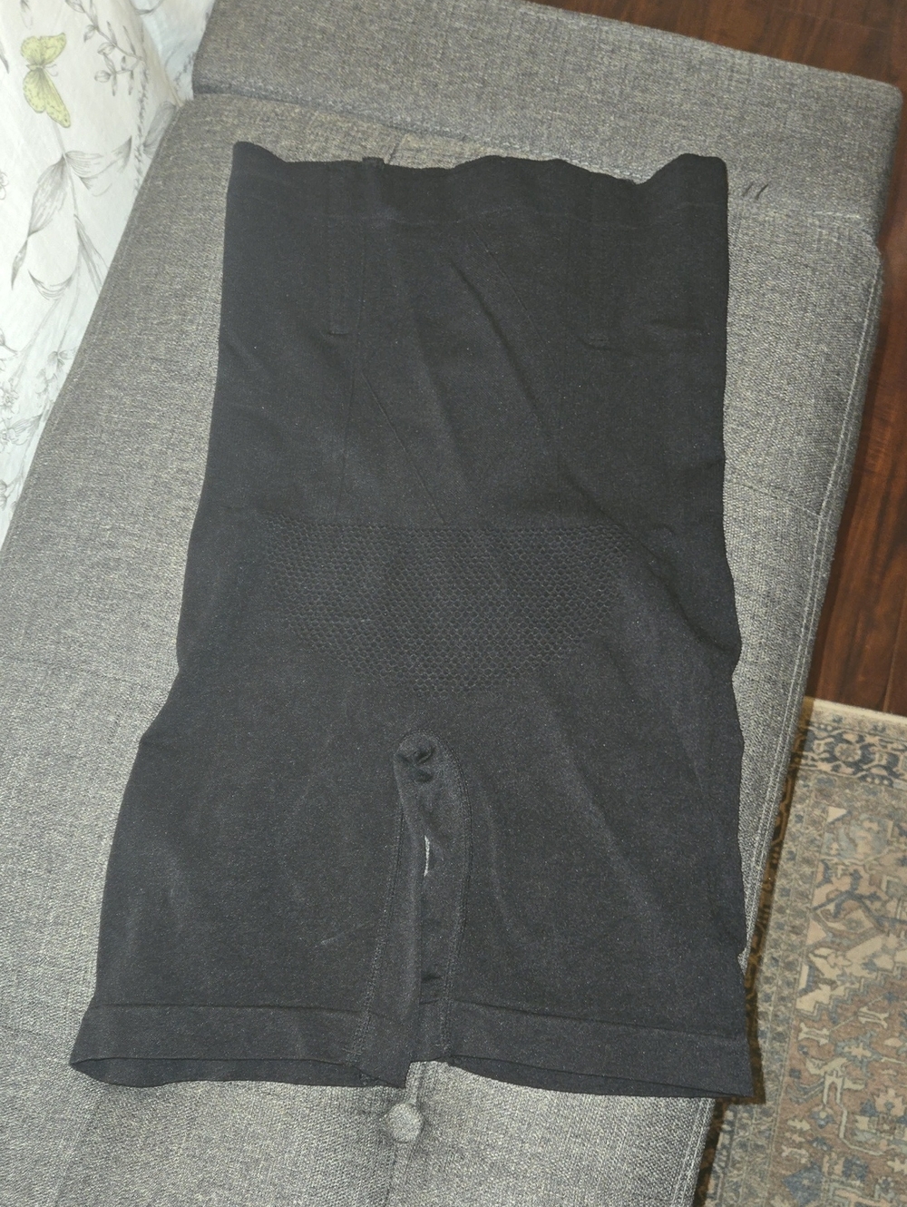 Black High-Waist Shaping Shorts